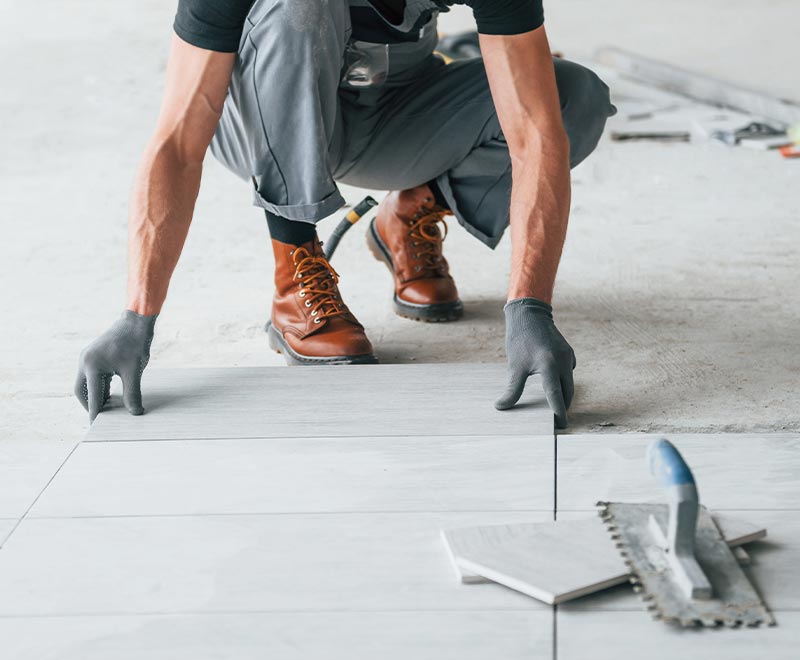 Einzigartige Bodenverlegung